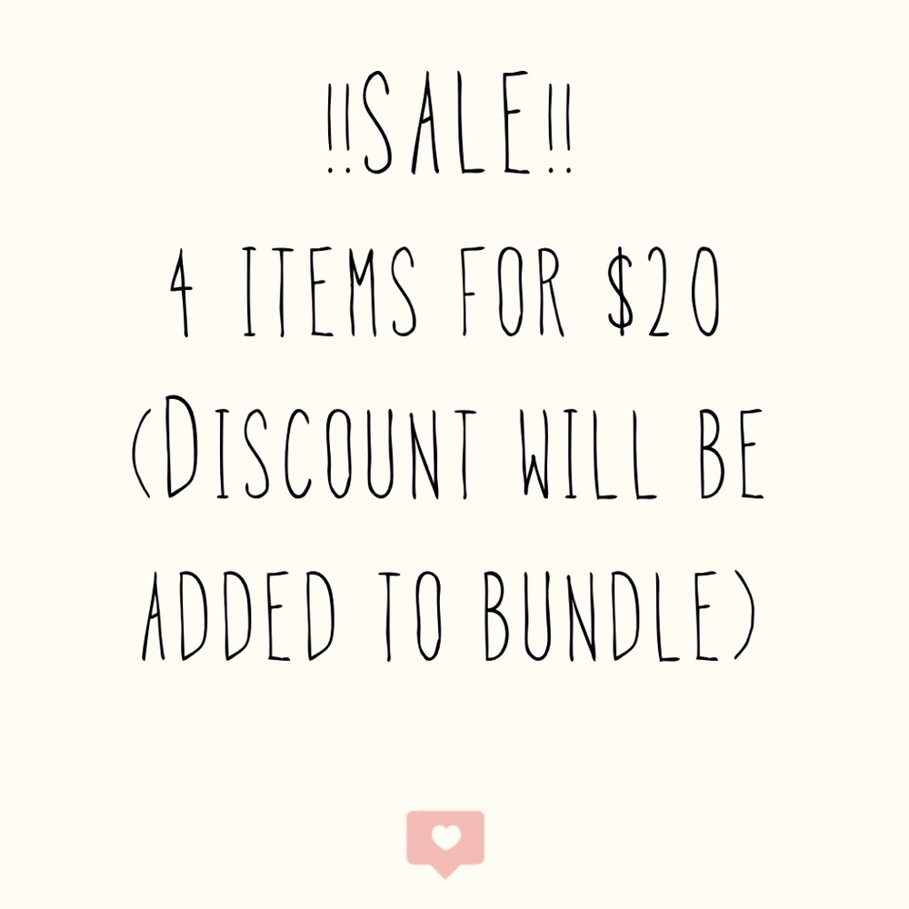 4 items for $20